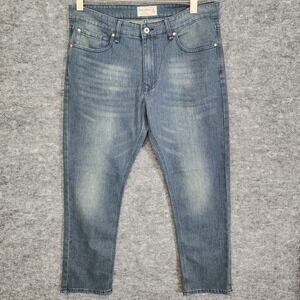 Smith & Mills Jeans‎ Men's Size 36x29 Blue Stretch Straight Leg Dark Wash Casual